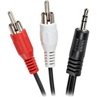 Syenrgy Digital Camcorder HDMI Cable Works With Samsung SC-W71 Camcorder AV / HDMI Cable Replacement by General Brand - 6' Stereo 3.5mm To RCA A/V Cable