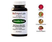 BioTrōpicLabs Chlorella Stack – Cleansed Blood Delivers Powerful Sports Performance Ingredients via Blood Cleanse/Detox, Vasodilation, Oxygenation, RBC Development & Immune Support