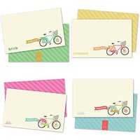 Vintage Bicycle Personalized Note Cards