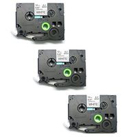 SIENOC Replacement Label Tape Compatible with Brother TZ231 Tze231 Pack of 3