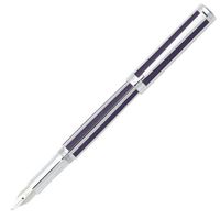Sheaffer Intensity Deep Violet Striped Medium Point Fountain Pen - SH-9232-0