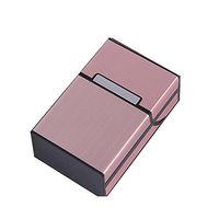 Tpingfe Smoking Cigarettes Aluminum Cigarette Case Cigar Tobacco Holder Pocket Box (C)