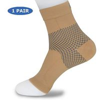 Compression Ankle Sleeves Ankle Brace Support for Men and Women. Our Ankle Socks for Women Help with Foot & Arch Pain and Soreness | ONE Pair (Available in Sizes S,M,L,XL)