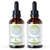 Broccoli B120 (2pcs) Alcohol-Free Herbal Extract Tincture, Super-Concentrated Organic Broccoli (Bao Zi Gan LAN, Brassica Oleracea) Dried Sprouting Seed (2x4 fl oz)