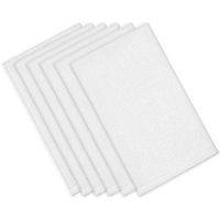 ITOS365 Cotton Dinner Napkins White - 12 Pack (18 inches x18 inches) Soft and Comfortable - Durable Hotel Quality - Ideal for Events and Regular Home Use