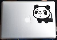Cute Panda - Apple Macbook Laptop Decal
