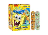 Spongebob Squarepants Adhesive Bandages, Sterile, 100 Count