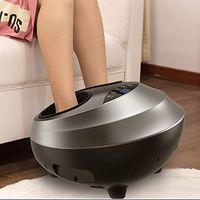Foot Massager Shiatsu Massage with Heat, Deep Kneading Rolling Air Compression and Adjustable Intensity -for Circulation, Feet Legs Muscle Relief, Plantar Fasciitis
