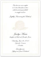 Seaside Treasures Birth Announcements - Set of 20