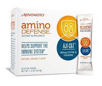 Amino Defense - Immune System Support Dietary Supplement, Amino Acid Powder, Natural Orange Flavor, 30 x 1.16g Single Serve Sticks, 1.2oz Box