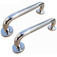 TTVUSGDW Punch Bathroom Mobility Disabled Grab Rail Bar Home Assist Safety Support Handle for Bathtub Shower Cloakroom,Chrome-Plated Steel Grab Bar,Brushed(50cm)