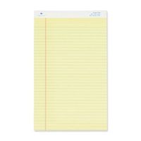 Sparco Pad Micro-Perforated, Wide Ruled, 50 Sheets, 8-1/2 x 14 Inches, Pack of 12