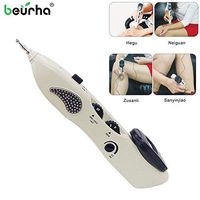 Generic Electric Acupuncture Meridian Pen Electronic Acupuncture Pen Point Detector Acupressure Massage Pain Therapy Face Care Health