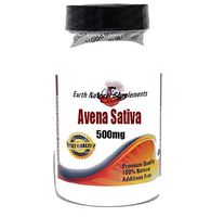 Avena Sativa 500mg * 90 Caps 100% Natural - by EarhNaturalSupplements