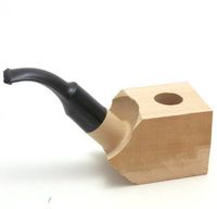 Mr. Brog Tobacco Pipe Pear Wood Block - Pre Drilled
