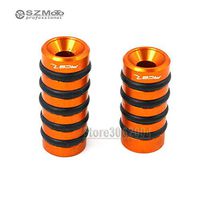 Frames & Fittings Brake Pedal Gear Lever Toe Peg Step Plate PIN for KTM 1190 RC8R RC8 Motorcycle Accessories CNC Aluminum Orange with Logo