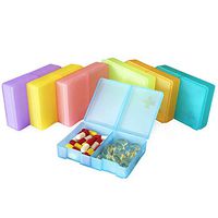 iLapland Extra Large Pill Organizer - Weekly Portable Travel Pill Cases and Boxes with Large Compartments for DIY Storage/Hold Pills/Vitamin/Fish Oil/Supplements/Medication