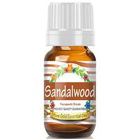 Pure Gold Sandalwood Essential Oil, 100% Natural & Undiluted, 10ml