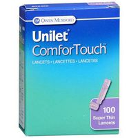 Unilet ComforTouch Lancets Super Thin 30G 100 Each (Pack of 2)