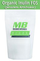MaxbenefitSupplements 100% Inulin FOS Powder (Jerusalem Artichoke) - 250g - 96 Servings