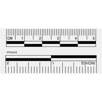 Sirchie PPS503 Photo Evidence Reference Scale Labels 2 Inch Roll of 150