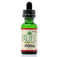 Strawberry Hemp Oil Drops - Fast Acting Pain Relief Organic Non-GMO Anti Anxiety Stress Relief Essential Oil Drops (2,000mg)