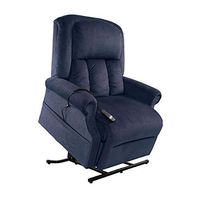 Mega Motion 7001 Power Lift Recliner-(Ocean) Wt. Capicity 500 Lbs. Ext Lenght 71" Seat Width 26 Inches. Stop Recliner at Any Position. Seat Height 19" USB Port, Integrated Battery Backup.