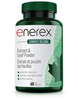 ENEREX - Ginkgo BILOBA - Extract & Leaf Powder, 60 Capsules