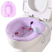 Bonaweite Portable Bidet Sitz, Bath Tub Nursing Cleansing Basin Kit with Flusher on Toilet for Women Pregnancy Postpartum Postoperative Care