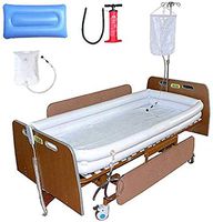 MLLI Bedside Shower System with Inflator+Shower Bag + Inflatable Pillow,Elderly,for Bedridden Patient Easily Bath in Bed