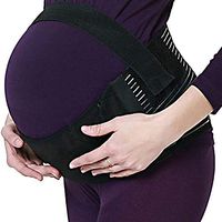 Cherry Juilt Maternity Belt with Breathable Abdominal Binder Pregnancy Waist/Back/Abdomen Support Band, Belly Brace (L)