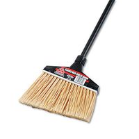 O-Cedar Commercial 91351CT Maxi-Angler Broom Polystyrene Bristles 51-Inch Handle Black 4/Carton