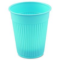 Solo MBPCF5-00023 5 oz Blue Fluted Plastic Medical Cup (Case of 1000)