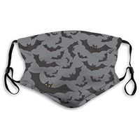 Mouth Masks for Dust Protection Face Mask Washable Earloop Mask Activated Carbon Filter Bat