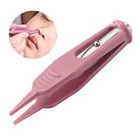 lazinem Children's LED Luminous Earwax Cleaning Clip Booger Cleaning Tweezers Nasal Aspirators
