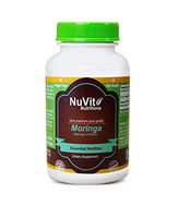 Moringa Leaf Powder Capsules for Essential Nutrition and Metabolism-Vegan