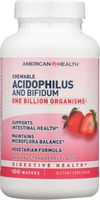 American Health Acidophilus, Strawberry, Chewable 100 Tablets 100.0 TB (Pack of 4)