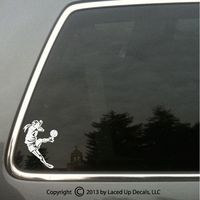 Women's Soccer Player Decal small