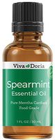 Viva Doria 100% Pure Spearmint Essential Oil, Undiluted, Food Grade, Spearmint oil, 30 mL (1fl oz)