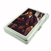 Paul Cezanne Man Smoking 1900 Cigarette Case with Built In Lighter D-336