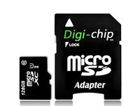 Digi Chip 128GB Micro-SD Memory Card Class 10 UHS-1 for Motorola Moto X4, Moto G5s, Moto G5s Plus & Motorola E4 Mobile Phones