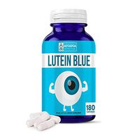 Lutein Blue Supplement by Ahana Nutrition - Lutein 40mg Capsules with Bilberry and Eyebright to Support Eyes and Visual Function - Easy to Swallow Capsules (180-ct)
