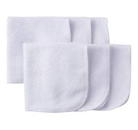Gerber White Washcloths, 6-Pack