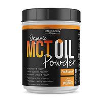 Organic MCT Oil Powder - Zero Net Carbs - No Grit Formula - Keto - Paleo - Vegan Friendly - 70% C8-30% C10 - Excellent in Shakes - Smoothies & Coffee - Unflavored - 50 Servings