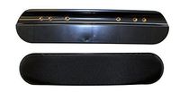 AR179P One Pair, Universal Fit Desk Length Black Nylon Padded Wheelchair Armrest