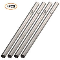 Lixada 4PCS Titanium Drinking Straws 17g Super Light for Outdoor Home Drinking Tube