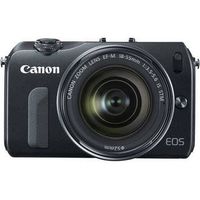 Canon EOS M Mirrorless Digital Camera with 18-55mm Lens and Flash Kit (Black)