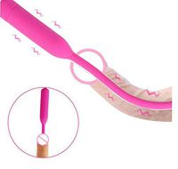 Superior Mats Vibrating Sound Dilators 10-Frequency Adult Silica Gel Urethral Stretching Bladder Toys Pink