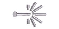 Charles Leonard Aluminum Screw Posts, 0.75 Inch Post Length, Silver, 100-Pack (3705L)
