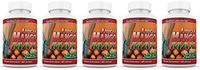 African Mango Max 1200 Extract Irvingia Gabonensis Natural Diet Weight Loss 60 Capsules Per Bottle 5 Bottles